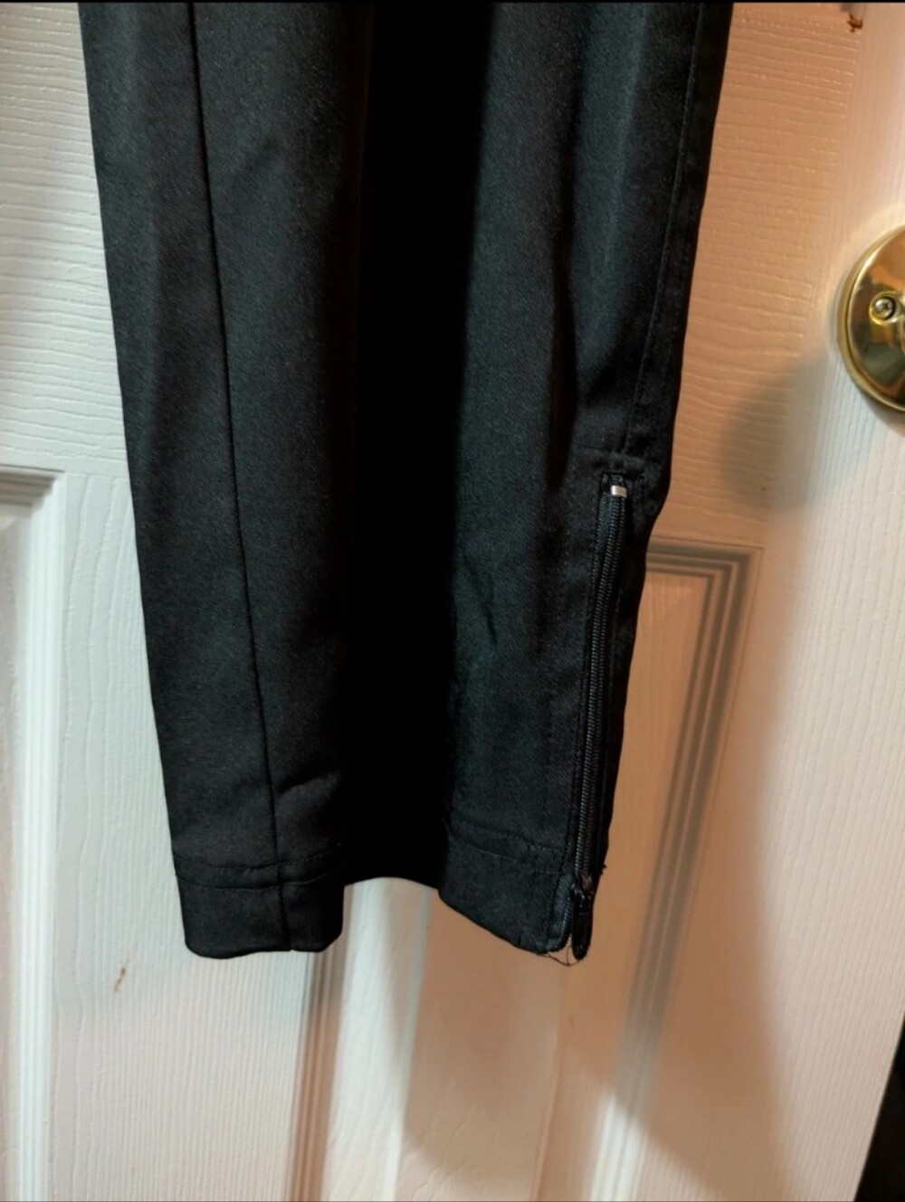 Selene Sport Black Straight Leg Career Pants Women's Size 10 - Picture 4 of 11